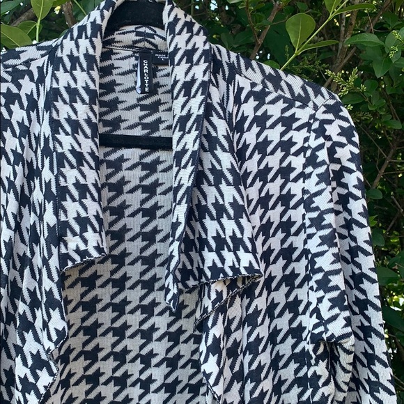 CHARLOTTE TARANTOLA | Cardigan Houndstooth Open - Picture 3 of 10